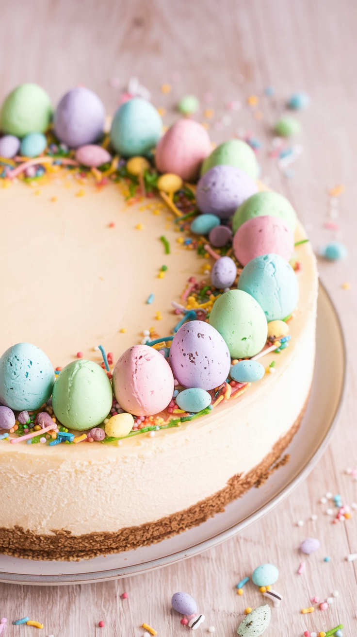 Easter Egg Cheesecake