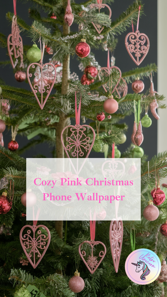 Pink Ornaments Phone Wallpaper